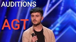 Luca Di Stefano from Italy SHOCKS the Judges with his mighty low voice  Americas Got Talent 2020 [upl. by Dias166]