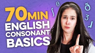 Learn 24 English Consonant Sounds in 70 Minutes  Pronunciation Compilation  Rachels English [upl. by Eicyal]