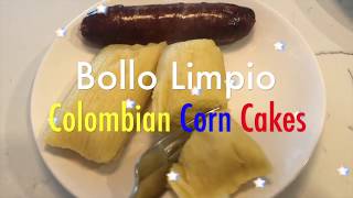 How to make Colombian Bollos  Bollo Limpio  Easy Corn Cakes [upl. by Ellehcsor202]