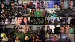 Star Wars VII The Force Awakens  Official Trailer 3 Reactions Mashup vol 3 Groups [upl. by Valeta]