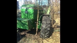 1992 JD 4960 Tractor with 14 Hours  Sat Outside for 20 Years [upl. by Yatnuahc]