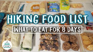 Hiking Food List  What To Eat For 8 Days  Great Ocean Walk [upl. by Adnahc10]