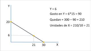 ejercicio resuelto restricción presupuestaria [upl. by Doble]