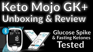 Keto Mojo GK Unboxing amp Review  Blood Glucose and Ketone Monitor [upl. by Enneirda]