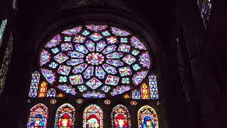 Inside Chartres Cathedral in France  Cathédrale NotreDame de Chartres [upl. by Tamarra]