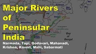 Peninsular Rivers of India  Geography UPSC IAS NDA CDS SSC CGL [upl. by Garlan173]