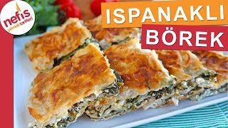 Sodalı Ispanaklı Tepsi Böreği  En pratik ıspanaklı börek yapımı [upl. by Dnomse]