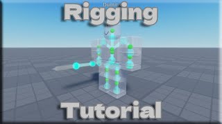 Rigging made simple  Roblox Studio [upl. by Enomes]