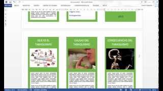 CÓMO HACER UN TRÍPTICO EN WORD [upl. by Pachston]