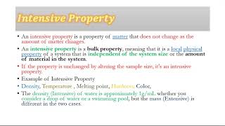 Intensive and Extensive properties Thermodynamics Physics [upl. by Ahsian205]