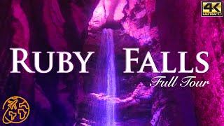 Ruby Falls Chattanooga Tennessee TN Full Tour 4k Underground Water Cave [upl. by Carlos]