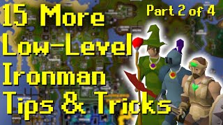 15 MORE Oldschool Runescape Ironman Tips amp Tricks  2 [upl. by Ahsienod]