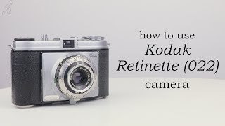 Kodak Retinette type 022 How to use  Video manual [upl. by Aneloj781]