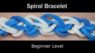 Rainbow Loom® Spiral Bracelet [upl. by Florance383]