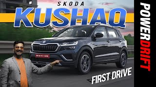 Skoda Kushaq  First Drive Review  PowerDrift [upl. by Grossman]