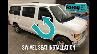 Econoline Swivel Seat Install [upl. by Irdua359]