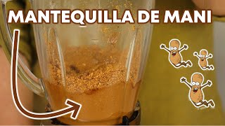 Como hacer Mantequilla de Maní Casera [upl. by Didier]