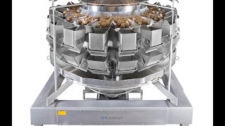 Food Automation presents MultiWeigh multihead weigher  InnoTech VFFS machine packing 5kg potatoes [upl. by Namsaj756]