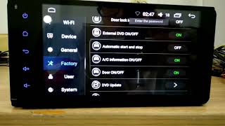 Andriod car radio canbus settings [upl. by Llerat]