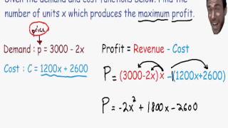 Optimization  Maximum Profit [upl. by Ariajaj]