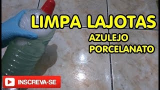 Limpa Chão Limpa Pisos Lajotas Cerâmicas Porcelanato deixando Brilhando [upl. by Mal281]