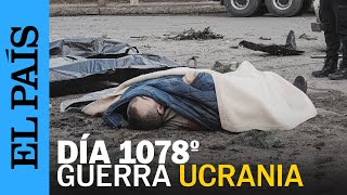 GUERRA UCRANIA  Un Ataque ruso en Izium deja cinco ucranios muertos  EL PAÍS [upl. by Lorrie]