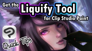 LIQUIFY Tool Clip Studio Paint Addon Brush [upl. by Ethan]