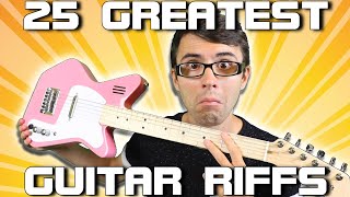 25 GREATEST GUITAR RIFFS But played on a little guitar [upl. by Jariah]