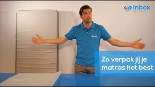 Beste Manier Voor Het Inpakken Van Je Matras  Inbox Storage [upl. by Tsyhtema]