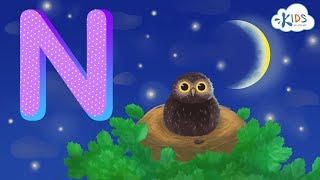 Letter N  Learn the Alphabet  Kids Academy [upl. by Aretahs467]