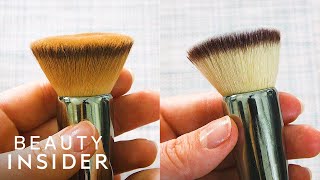 Best Ways To Clean Makeup Brushes With Common Household Products  Pantry Beauty  Insider Beauty [upl. by Vinaya]