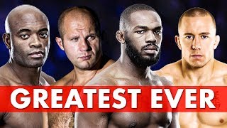 10 Greatest Fighters in MMA History [upl. by Yerrok]