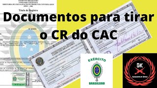 Documentos para tirar CR do CAC 2021 [upl. by Tsirc]