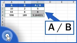 How to Divide Numbers in Excel Basic way [upl. by Norac]