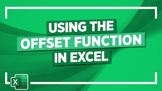 Excel Tutorial Using the OFFSET Function in Excel [upl. by Ramak]