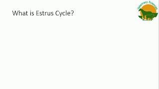 Estrus Cycle in Dairy Animals [upl. by Inittirb734]