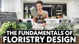 The Fundamentals of Floristry Design Tutorial [upl. by Jaine]