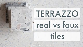 Terazzo tiles explained [upl. by Enyalb]