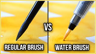 What Is The Difference Between a Regular Brush amp a Water Brush [upl. by Martens]