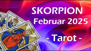 SKORPION Februar 2025  TAROT  Lass Dir helfen [upl. by Yalahs]