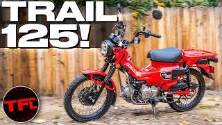 This 2021 Honda Trail 125 Turns More Heads Than A Superbike And Heres Why [upl. by Cormac]