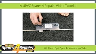 Winkhaus Multipoint Door Lock Split Spindle Information Video [upl. by Trueman]