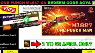 FREE FIRE REDEEM CODE TODAY 20 APRIL REDEEM CODE FREE FIRE  FF REDEEM CODE TODAY 20 APRIL [upl. by Durst]