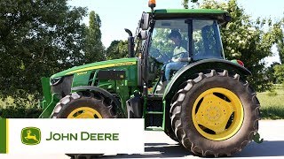 5M Series Tractors John Deere  Walkaround [upl. by Eiddam]