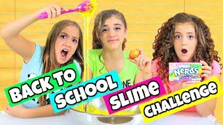 GIANT Back To School Slime Challenge [upl. by Wearing]