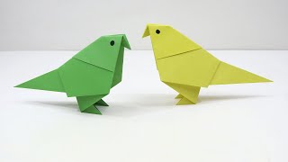 How to Make a Paper Bird Easy  Origami Bird Tutorial [upl. by Ttelracs]