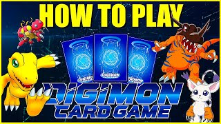 HOW TO PLAY DIGIMON CARD GAME 2020 FULL IN DEPTH TUTORIAL  CARD MECHANICS BREAKDOWN [upl. by Casanova]