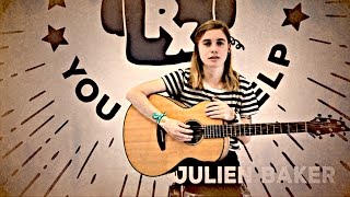 Julien Baker plays quotBadlandsquot Bruce Springsteen backstage  Newport Folk Fest 2016 [upl. by Sheelah]