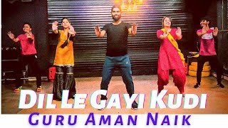 Dil Le Gayi Kudi Remix  DJ Sitanshu Nd Swati  Choreography by Guru Aman Naik  Bhangra Dance [upl. by Kareem]