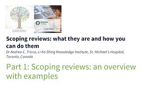 Scoping reviews an overview with examples [upl. by Lossa]